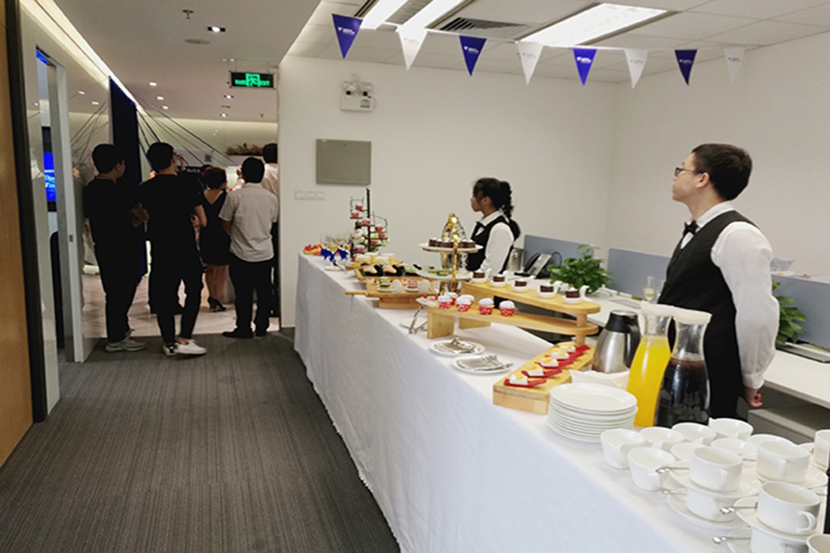 深圳粵海大廈開(kāi)業(yè)茶歇