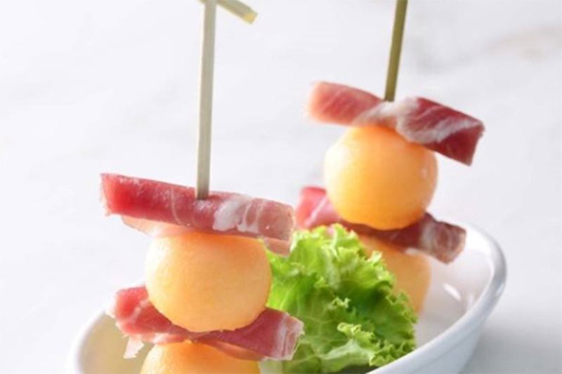 帕爾尼火腿配甜瓜